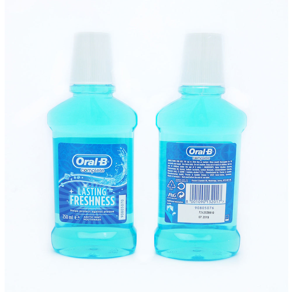 Oral B Complete Mouthwash 250ml | High Quality Tissue Product Online - Product Image Oral B Complete Mouthwash 250ml | High Quality Tissue Product Online - Product Image